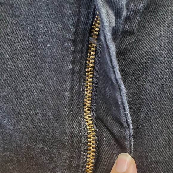 Lee Jeans Women’s Size 16 Short Black Relaxed Straight Leg Comfortable At Waist - Picture 10 of 12